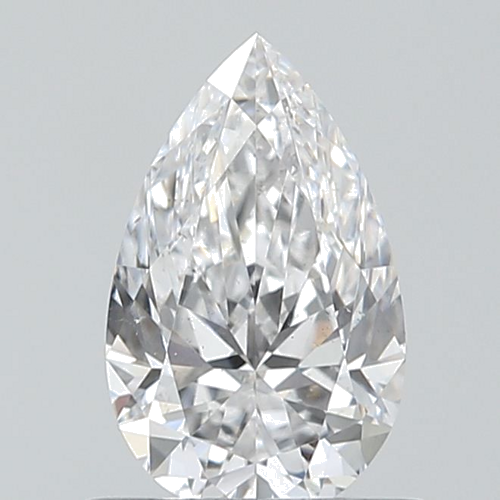 0.61 carat D-SI1 Natūralus Pear Deimantas (1)
