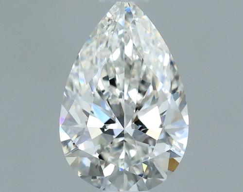 0.52 carat G-VVS2 Natūralus Pear Deimantas (1)