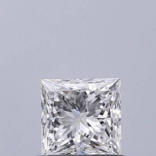 0.51 carat D-VVS2 Natūralus Princess Deimantas (1)