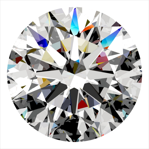 0.42 carat H-VS2 Excellent cut Natūralus Round Deimantas (1)