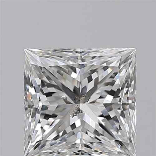 2.01 carat F-SI2 Natūralus Princess Deimantas (1)