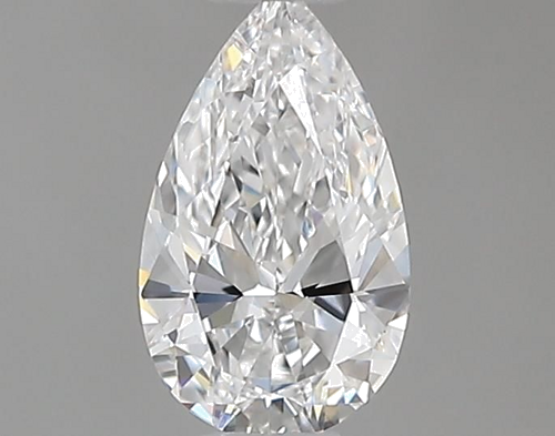 0.3 carat D-VVS2 Natūralus Pear Deimantas (1)
