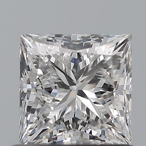0.72 carat E-SI1 Natūralus Princess Deimantas (1)