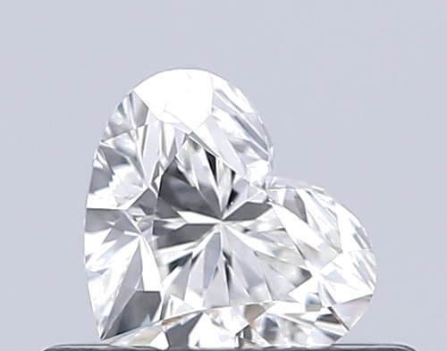 0.4 carat I-VVS2 Natūralus Heart Deimantas (1)