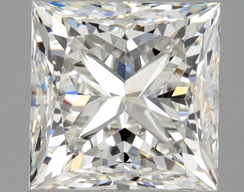 1.9 carat H-VVS2 Natūralus Princess Deimantas (1)
