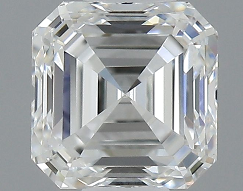 0.51 carat H-VVS1 Natūralus Asscher Deimantas (1)