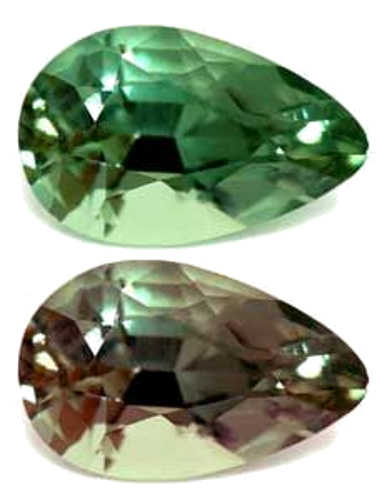 0.45 carat GREEN Pear Alexandrite (1)