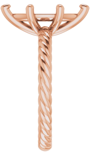 Sužadėtuvių Žiedas „Solitaire“ 585 Rožinis Aukso Marquise 12mm x 6mm (4)