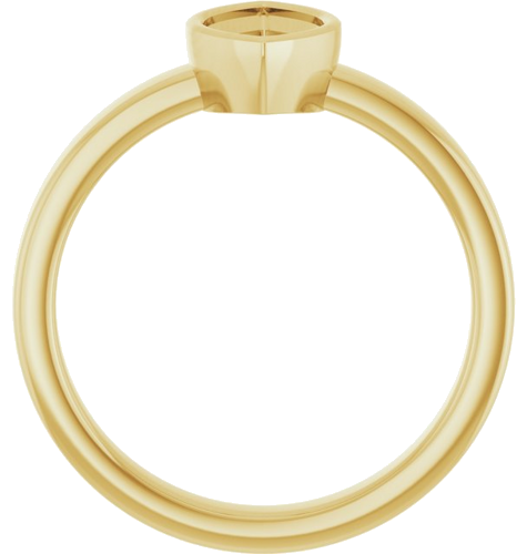 Sužadėtuvių Žiedas „Solitaire“ 585 Geltonojo Aukso Marquise 10mm x 5mm (2)