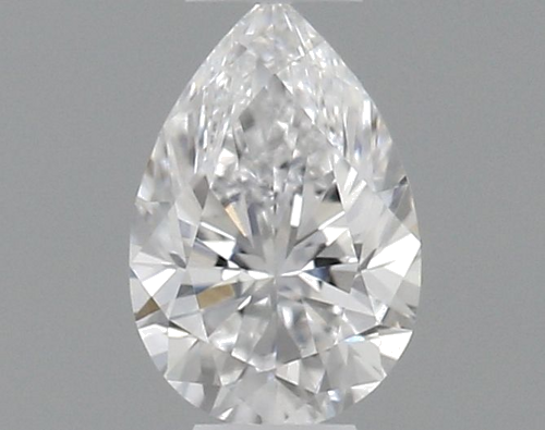0.23 carat D-VVS2 Natūralus Pear Deimantas (1)