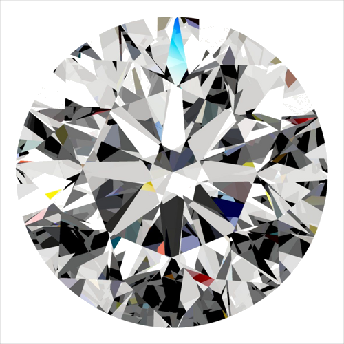 0.4 carat G-VS2 Very Good cut Natūralus Round Deimantas (1)