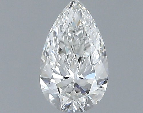 0.4 carat F-VS1 Natūralus Pear Deimantas (1)