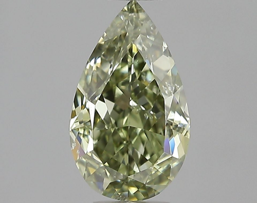 1.01 carat Fancy Yellow-SI2 Natūralus Pear Deimantas (1)