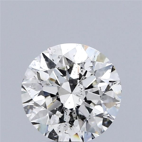 2.5 carat K-SI2 Excellent cut Natūralus Round Deimantas (1)