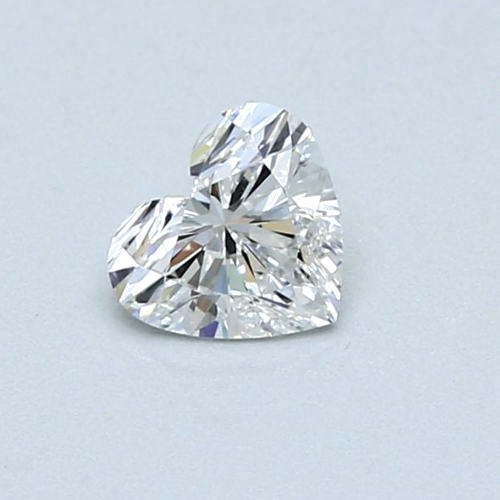 0.45 carat F-VS2 Natūralus Heart Deimantas (1)