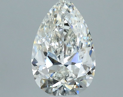 0.5 carat H-IF Natūralus Pear Deimantas (1)