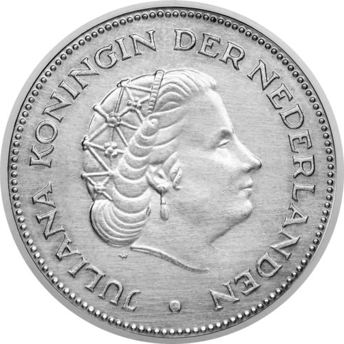 10 Gulden Juliana Годишнина 1973 Холандия сребърна монета (1)