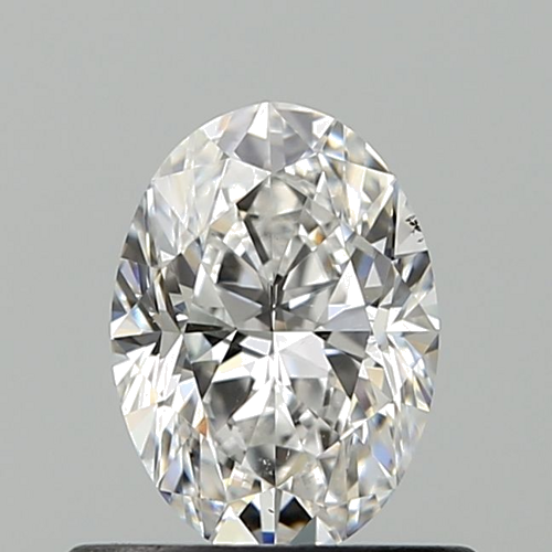 0.6 carat D-VS2 Natūralus Oval Deimantas (1)