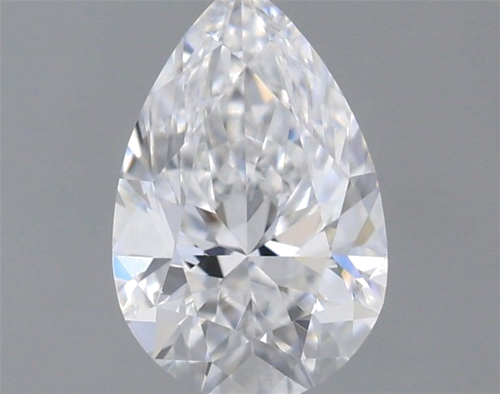 0.4 carat D-VS2 Natūralus Pear Deimantas (1)