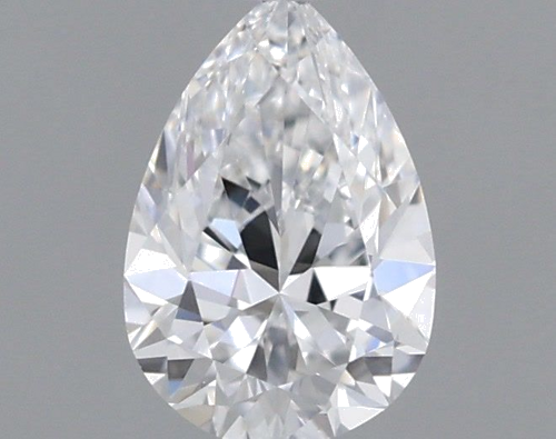 0.3 carat D-VS1 Natūralus Pear Deimantas (1)