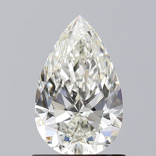 0.9 carat H-VVS1 Natūralus Pear Deimantas (1)