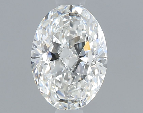 0.5 carat F-VVS2 Natūralus Oval Deimantas (1)