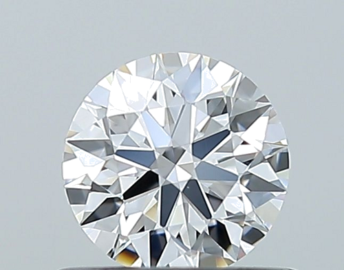0.53 carat D-VVS1 Excellent cut Natūralus Round Deimantas (1)