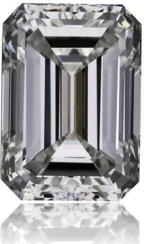 0.38 carat F-VVS2 Natūralus Emerald Deimantas (1)