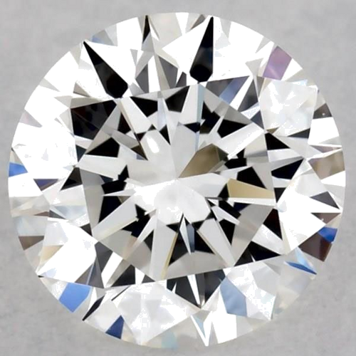 0.53 carat E-VVS2 Excellent cut Natūralus Round Deimantas (1)