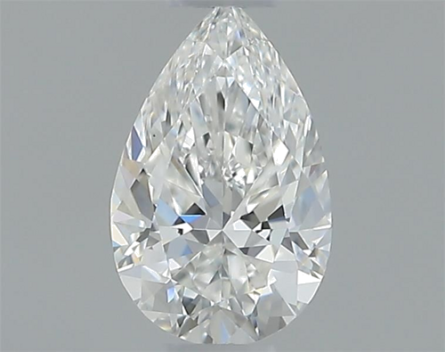 0.31 carat F-VS1 Natūralus Pear Deimantas (1)