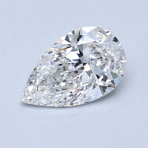 0.61 carat F-VS2 Natūralus Pear Deimantas (1)