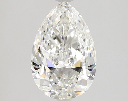 1.52 carat F-VVS1 Natūralus Pear Deimantas (1)