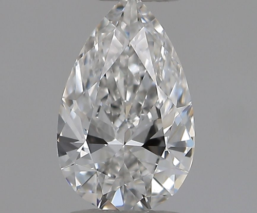 0.3 carat E-VVS2 Natūralus Pear Deimantas (1)