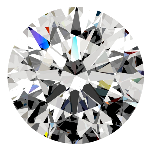 0.3 carat H-VS1 Excellent cut Natūralus Round Deimantas (1)