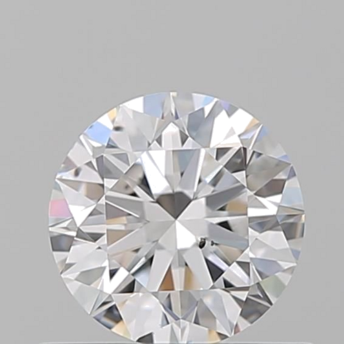 0.61 carat E-SI1 Excellent cut Natūralus Round Deimantas (1)