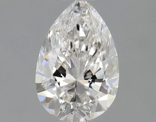 0.54 carat F-SI2 Natūralus Pear Deimantas (1)