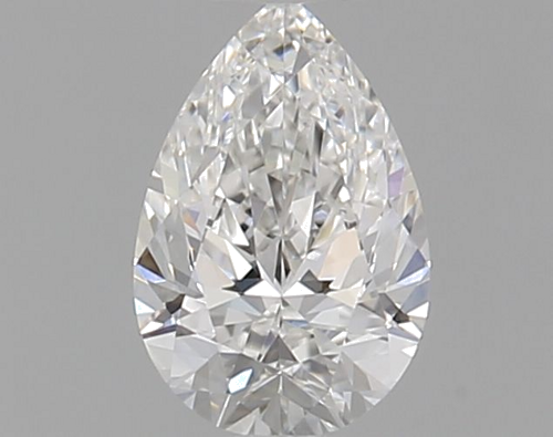 0.31 carat F-VVS2 Natūralus Pear Deimantas (1)
