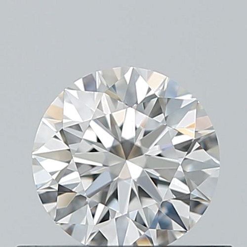 0.5 carat F-VVS1 Excellent cut Natūralus Round Deimantas (1)
