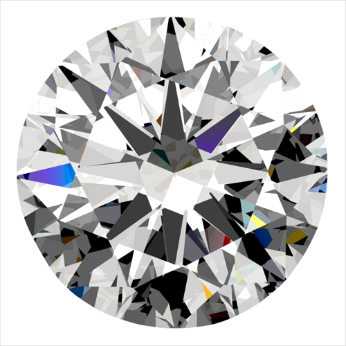 0.3 carat D-VVS2 Very Good cut Natūralus Round Deimantas (1)