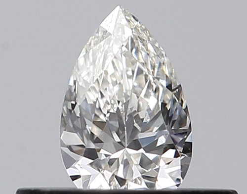 0.27 carat G-VVS1 Natūralus Pear Deimantas (1)