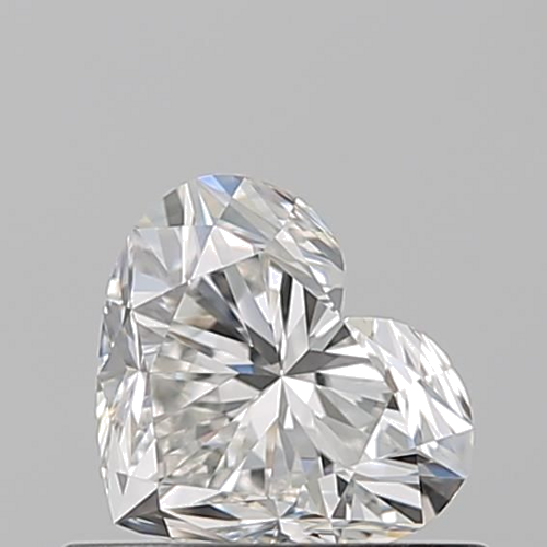 0.54 carat G-VVS2 Natūralus Heart Deimantas (1)