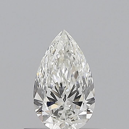 0.5 carat G-VVS1 Natūralus Pear Deimantas (1)