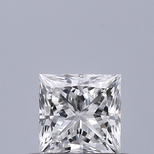 0.42 carat F-VVS1 Natūralus Princess Deimantas (1)