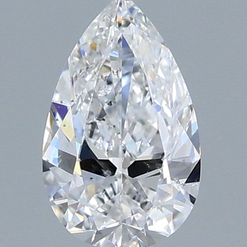 0.4 carat D-SI2 Natūralus Pear Deimantas (1)
