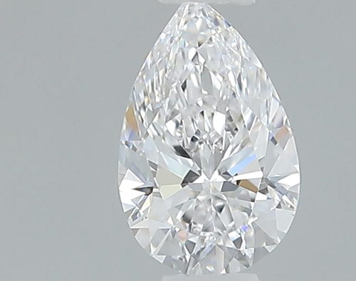 0.39 carat D-VVS2 Natūralus Pear Deimantas (1)