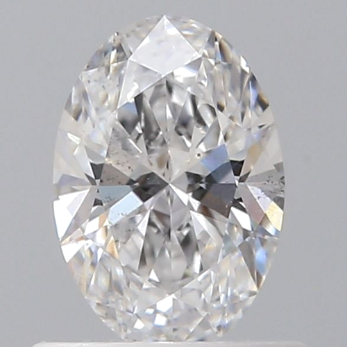 0.54 carat D-SI2 Natūralus Oval Deimantas (1)