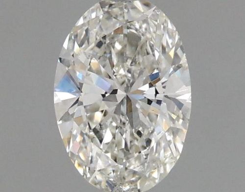 0.53 carat H-SI1 Natūralus Oval Deimantas (1)