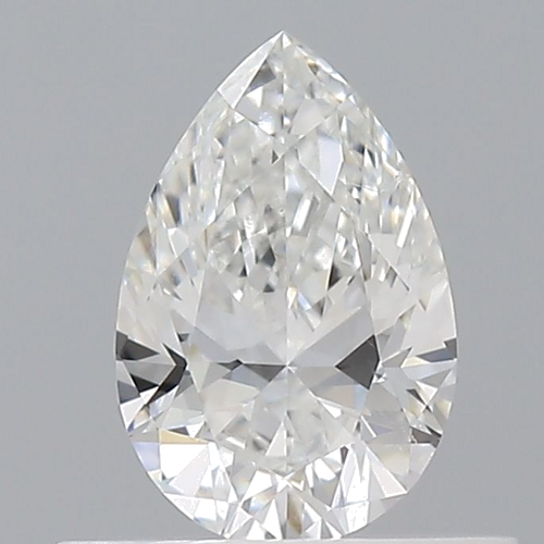 0.5 carat F-SI1 Natūralus Pear Deimantas (1)