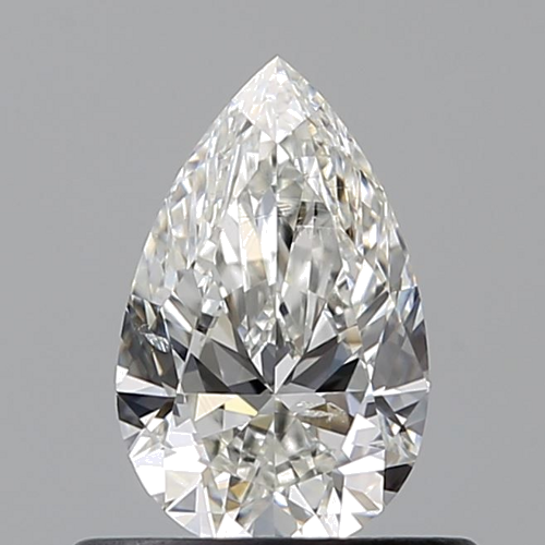 0.53 carat H-SI1 Natūralus Pear Deimantas (1)