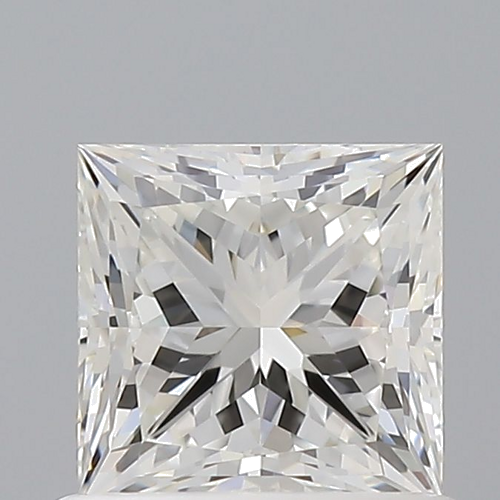 0.76 carat H-VVS2 Natūralus Princess Deimantas (1)